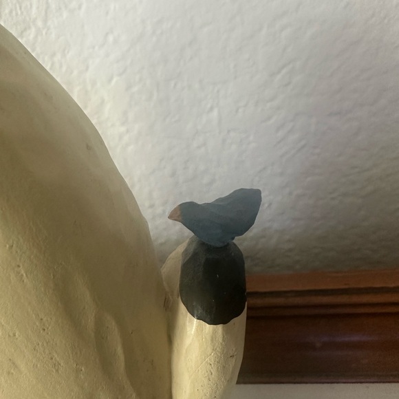 Willieraye studio think spring bunny rabbit coat hanger blue bird of happiness - Picture 6 of 8